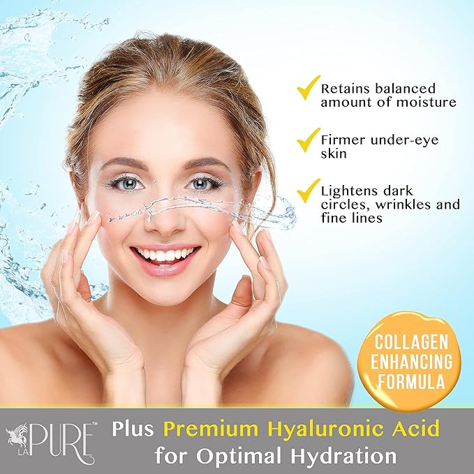 Untilmate Refresh Under Eye Mask Bundle - 24K Gold + Hyaluronic Acid 30 Mask Pairs High Collagen Skincare Brightening Lightening Moisturizing - Anti Aging Under Eye Masks