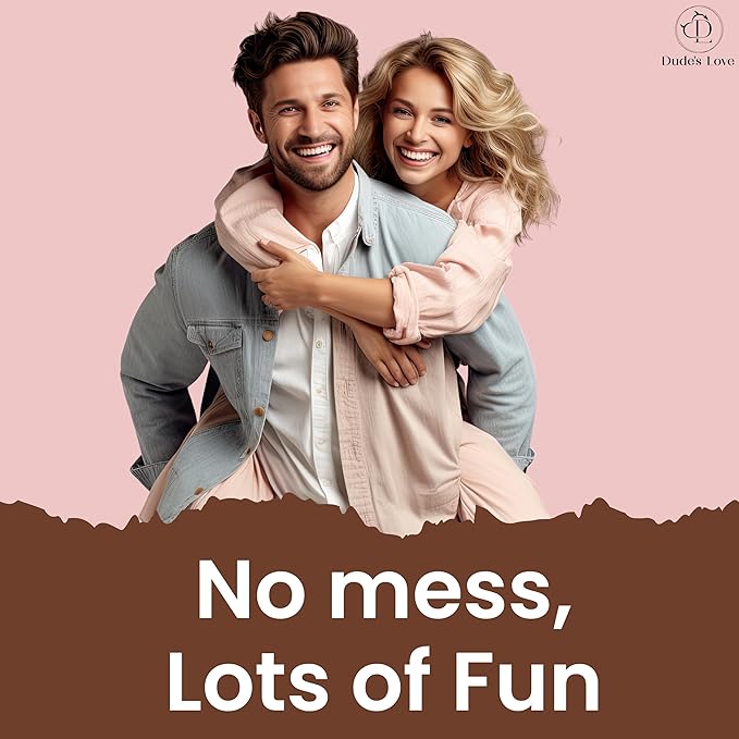 Dude's Love - Organic - Luscious Mocha Kiss Massage Oil - Coffee Massage Oil | No Stain - Non-Sticky | Nourish & Moisturize Skin | Aromatherapy Vegan Oil - 3.38 Fl Oz