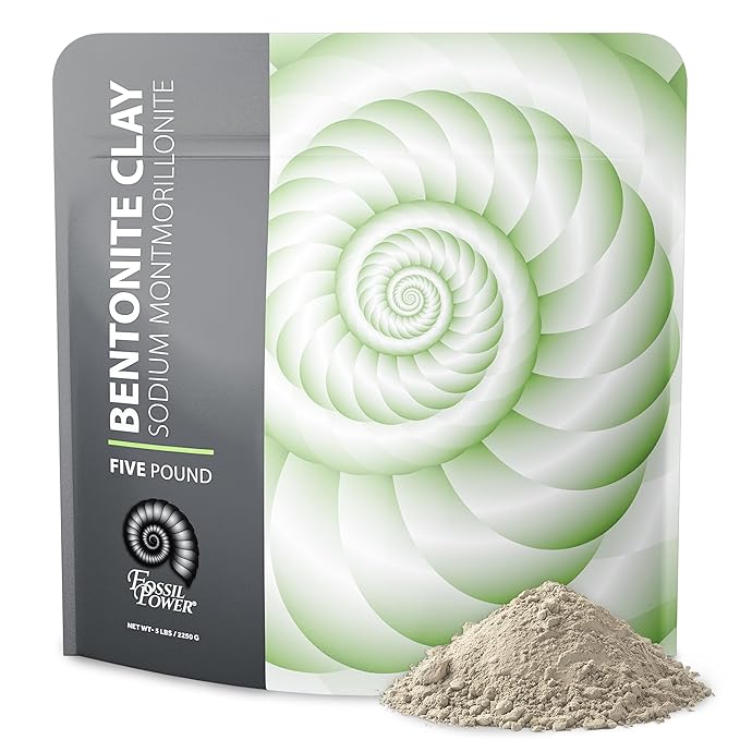 Bentonite Clay Powder (5lb) | Bentonite Clay Mask For Face, Body, Feet, Hair & More | Deep Pore Cleansing | Clay Mask for Acne & Oily Skin | DIY Face Mask Beauty for Women & Men