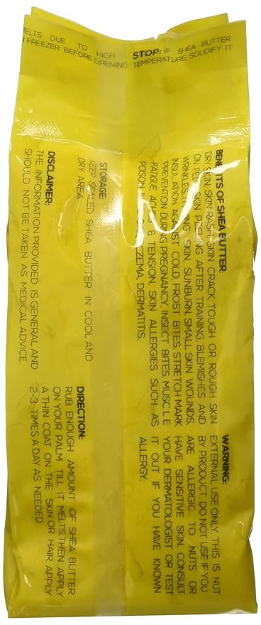 Unrefined Raw Shea Butter, 7 Pound