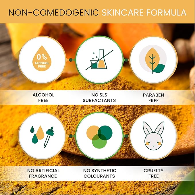 Turmeric Body Scrub - Handmade Natural Scrub For Body, Face, Hand, and Foot - Natural Skincare Body Scrub For Women - Suitable for All Skin Types (7.8oz)