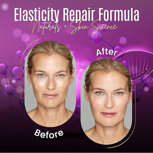 Elasticity Repair Serum, MATRIXYL 3000 - PURE ORGANIC Powerful Triple Combination Serum/Anti-Aging, Facial AGED Wrinkles Serum (1 FL OZ)