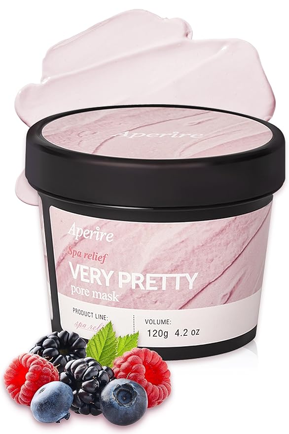 Aperire Pore Clay Mask Very Pretty Calamine Deep Clean, Sensitive Skin Oily Acne 4.2 oz