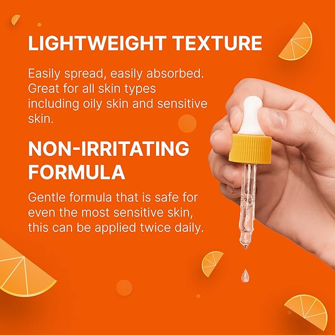 Vitamin C Serum for face with Hyaluronic Acid & Peptide - Glowing, Firming and Reduce wrinkles and Dark spots Hydrating Serum, 60.67% Kakadu Plum Extract, 8-Peptide Complex, 1.85oz