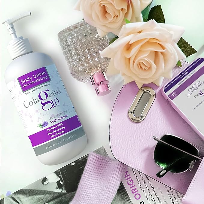 Colageina 10 Daily Ultra Moisturizing Body Lotion With Hydrolyzed Collagen, 12 FL Oz, Bottle