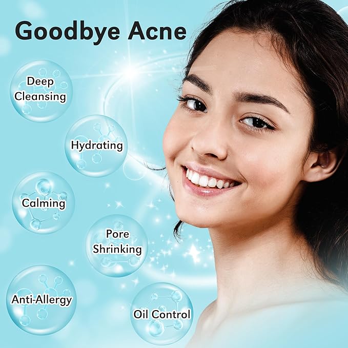 Teen Women Gifts,Skin Care,Skincare,Hydrate,Oil Control,Pore Shrinking,Anti-Allergy Facial Skin Care Routine Kit Travel Size Gift Set Stocking Stuffers for Teen Girls 10-12 16-18 & Women for All Skin