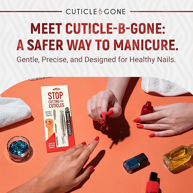 Nail Care Tool, Cuticle Remover Tool with Interchangeable Attachments & Cuticle Oil for Nails, Hydrating Cuticle Oil, Softens Dry Cuticles, Ylang Ylang, 0.27 Fl Oz