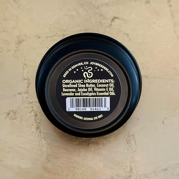 Moist Shea Butter Cream | Lavender & Eucalyptus | LARGE (7.5oz) | Organic Body Butter | Hand/Body Moisturizer | Clean Skincare | Aids Dry Skin | Lasting Moisture | Rich & Velvety Texture