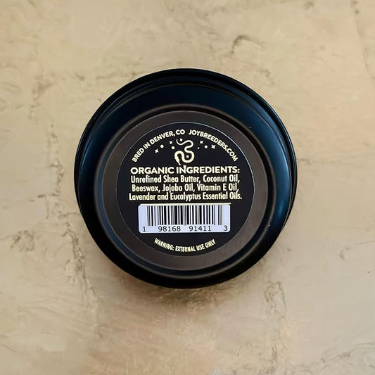 Moist Shea Butter Cream | Lavender & Eucalyptus | LARGE (7.5oz) | Organic Body Butter | Hand/Body Moisturizer | Clean Skincare | Aids Dry Skin | Lasting Moisture | Rich & Velvety Texture