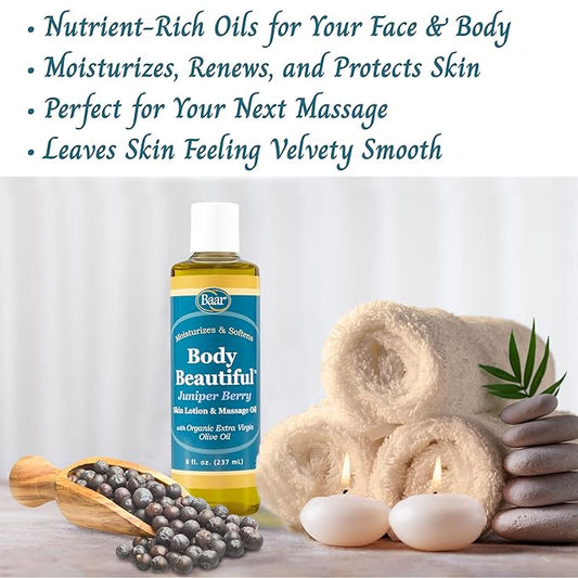 Body Beautiful with Juniper Berry Massage Oil