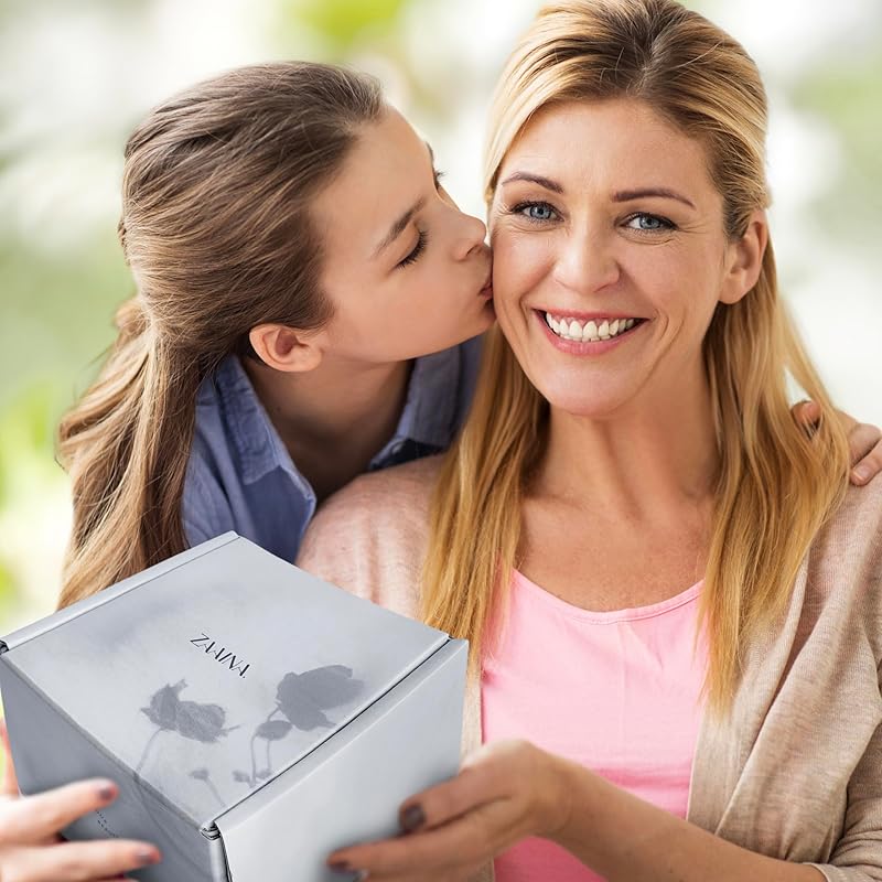 Spa Gifts for Women - Relaxation Spa Kit for Women, Luxury Handmade in USA Spa Gifts, Mother's Day Spa Gift Basket for Mom, At Home Bath Body Pampering Self Care Spa Package, Birthday Gifts for Women by ZAAINA