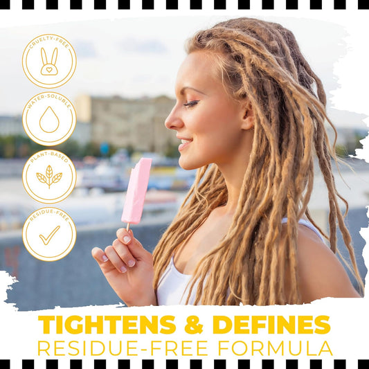 Dollylocks Tightening Spray – The Original Dreadlock Tightening & Residue-Free Loc Spray, Plant-Based, Vegan & pH-Balanced (Free Scent, 8oz)