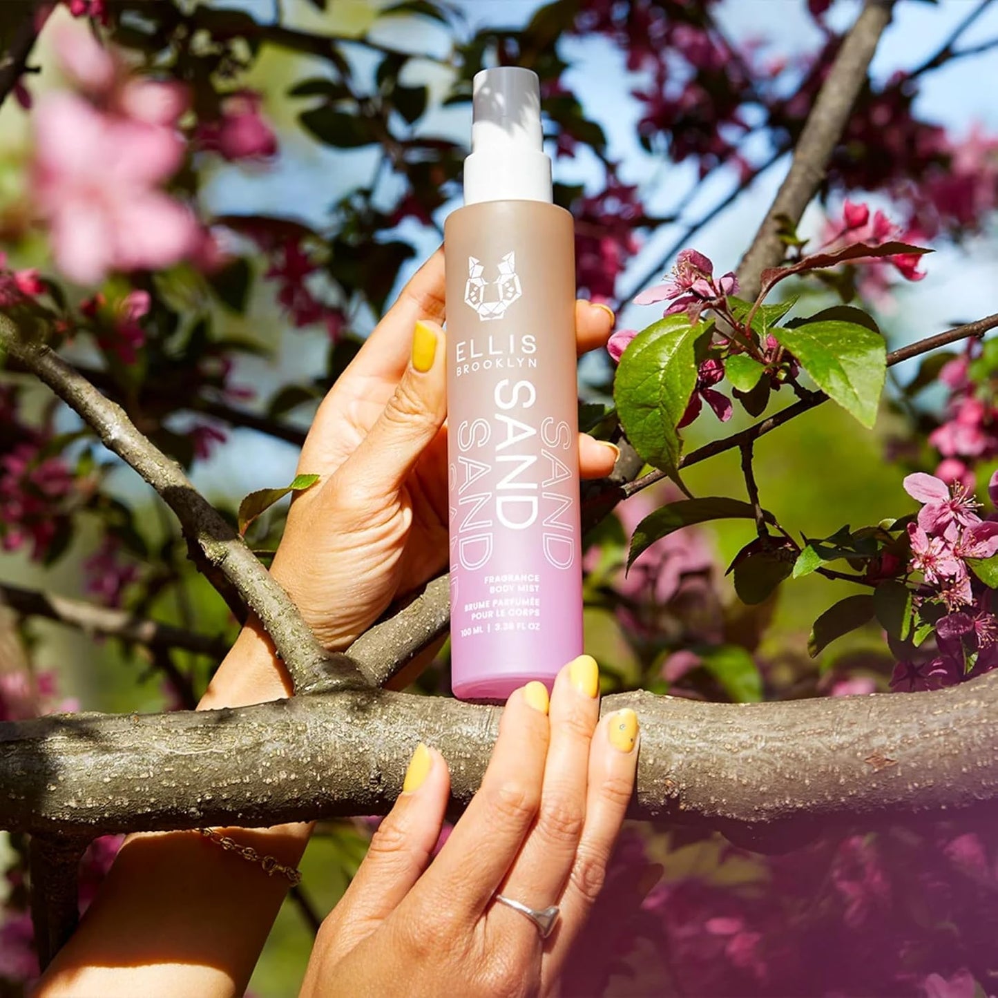 Ellis Brooklyn SAND Hair And Body Fragrance Mist - Gourmand Musk Perfume Mist with Italian Bergamot, Ginger Lily, & Vanilla Absolute, Vegan Perfume Made In The USA, 50ml 1.7 Fl Oz