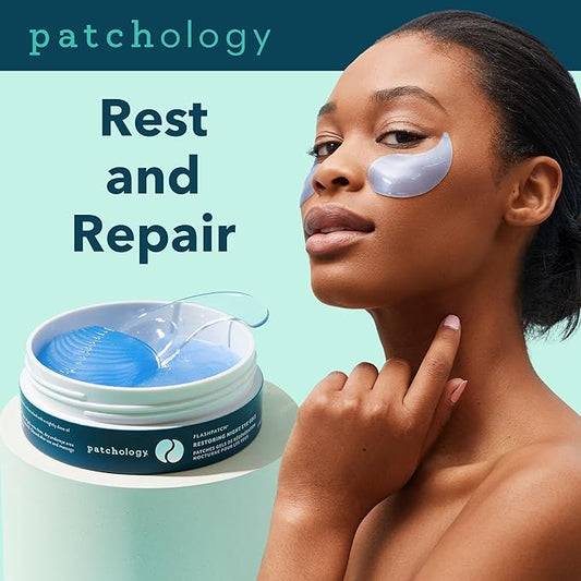 Patchology Restoring Night Under Eye Patches for Dark Circles & Puffy Eyes - Anti-Aging Eye Patch with Retinol, Reduces Eye Bags, Puffiness, & Wrinkles - Ultimate Eye Care Solution (15 Pairs)