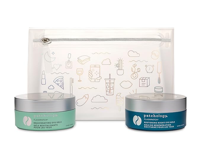 Patchology Night & Day Under Eye Patches (60 Pairs) - Eliminate Dark Circles, Puffy Eyes & Wrinkles - Premium Collagen & Retinol Masks for Brightening, Refreshing, Anti-Aging & Ultimate Hydration