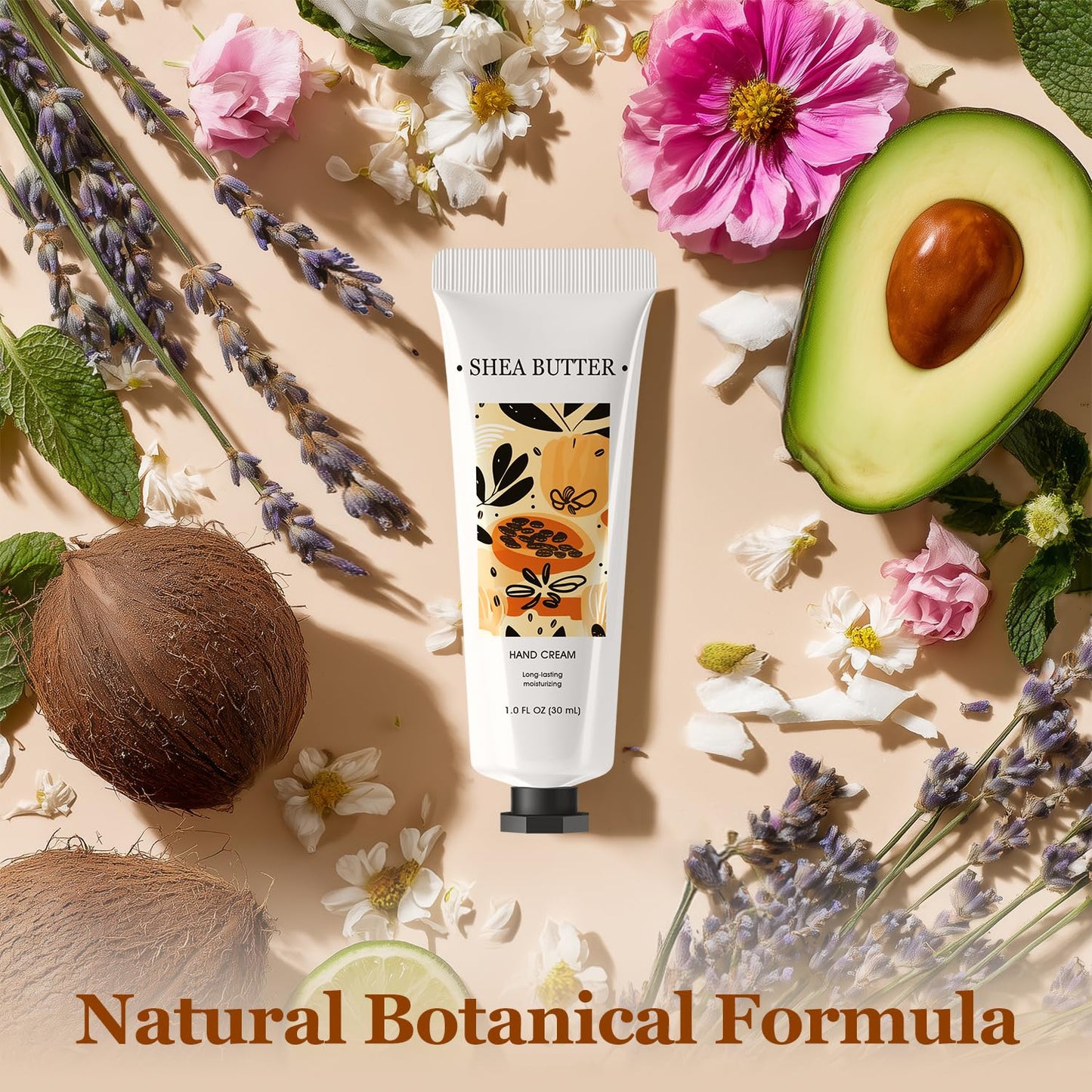 BODY & EARTH 50 Pack Hand Cream, Mini Lotion Bulk, Travel Size Lotion Bulk, Teacher Gifts, Bridesmaid Gifts and Bachelorette Party Favors.