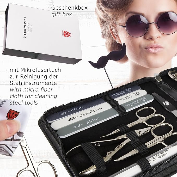 3 Swords Germany – manicure pedicure set kit (009)