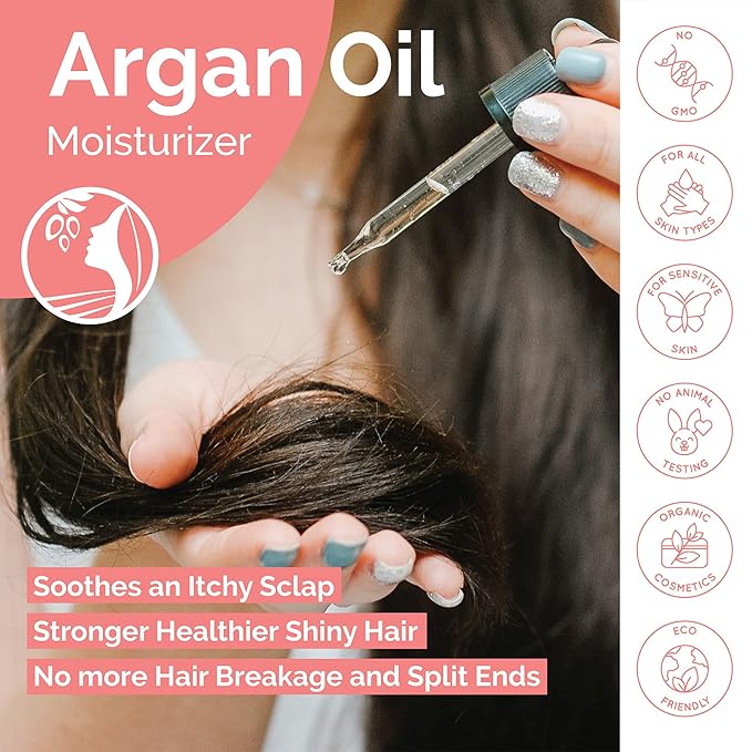 Fatima's Garden Argan Oil - Organic Moisturizer for Skin & Hair, 150ml