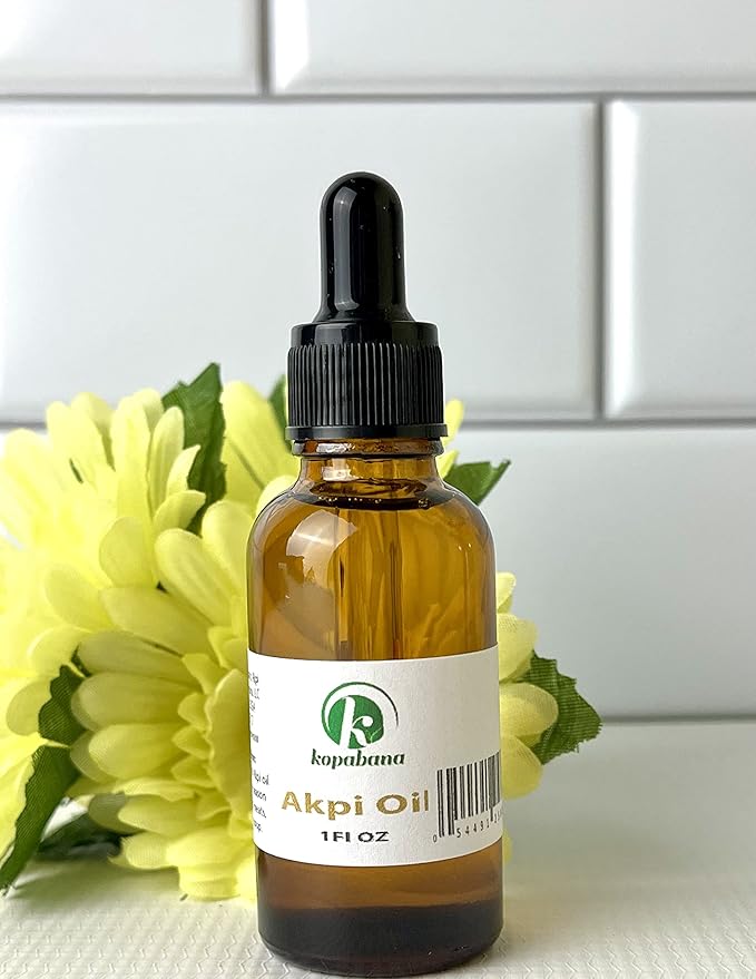 Akpi Oil | Ndjansan | Ricinodendron heudelotii |Cold Pressed | Organic| Extra Virgin | Massage Oil 1oz