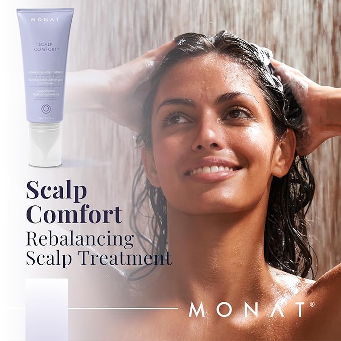 MONAT Scalp Comfort™️ Rebalancing Scalp Treatment - Cooling, Exfoliating Treatment for Dry, Oily, or Sensitive Scalp | Soothes Discomfort, Restores Balance, and Calms Damaged Scalp - 178 ml / 6 fl oz