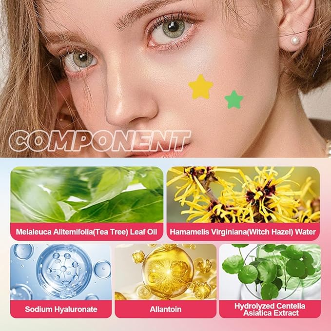 Star Pimple Patches for Face Star Acne Patches Starface Pimple Patch With 6 Colors 2 Sizes 336 Count, Zit Patches Hydrocolloid Patch Cute & Effective Pimple Stickers for Blemish Protection Tools Kit
