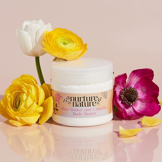 Nurture by Nature's A MOMENT FOR MAMA Gift Set, Mothers Day Gifts, 6-Piece Relaxation Kit for Moms, Spa Gift Baskets for Women, Mom Spa Gift Set, Bath Set, Gift Sets for Her, Spa Kit for Women