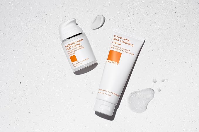 LATHER Australian Plum Night Crème, 1.8 Ounce