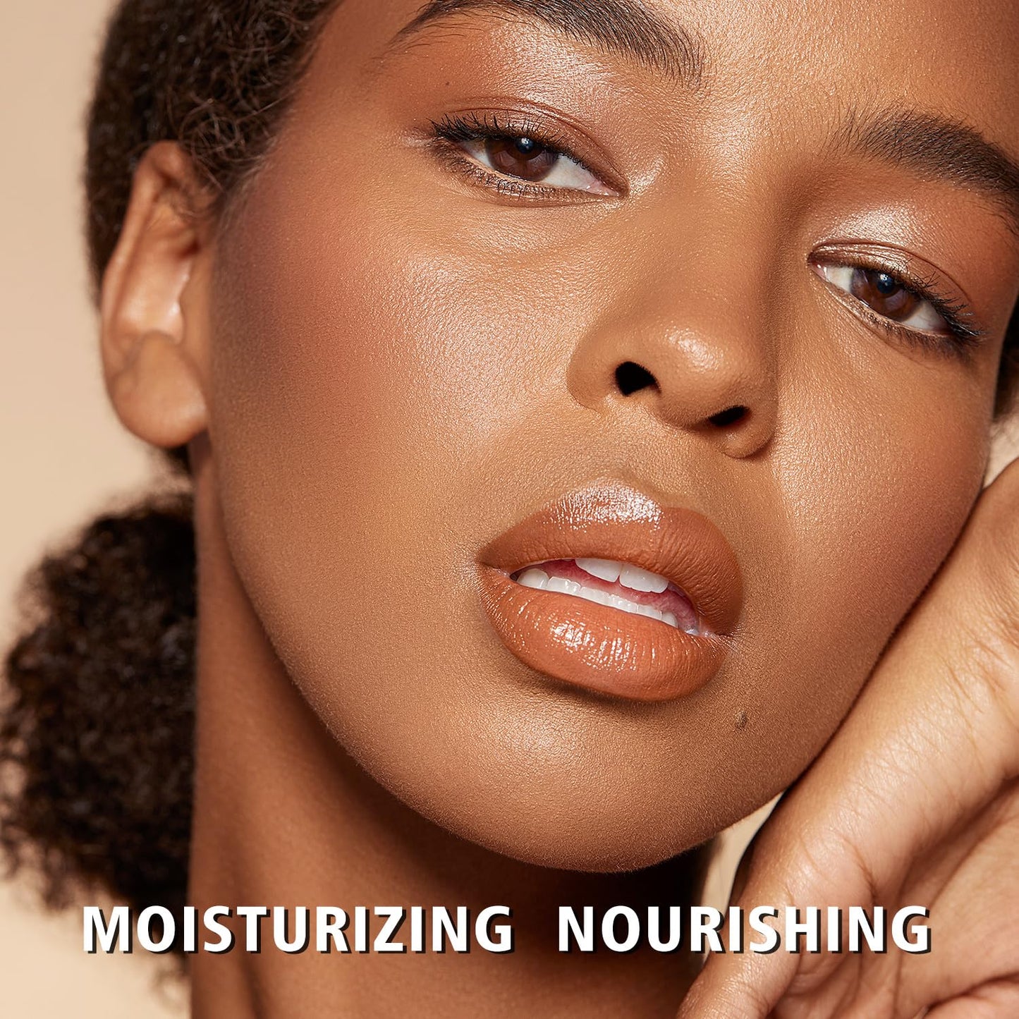 MAKI YIKA Moisture Nude Lipstick for Women Hydrated Tinted Lip Balm for Dry Cracked Lips Weightless Glossy Lip Color Juicy Finish,MA064 Fair Nude