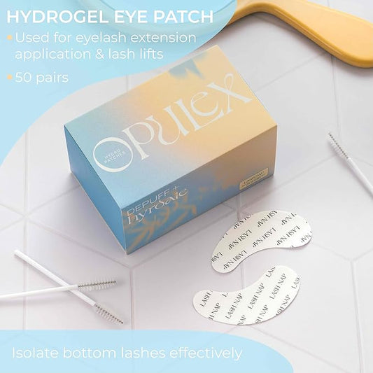 50 Pairs Under Eye Gel Pads for Lash Extensions, Lash Lifts, Aloe Vera Hydrogel Eye Patch (lash nap)