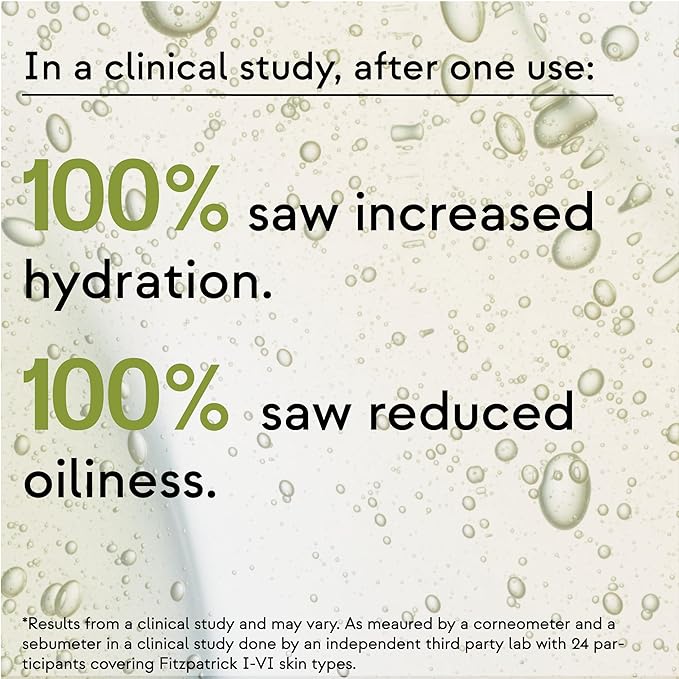 Cool as a Cucumber Hydralixir Face Serum, Hydrating Gel Facial Serum with Hyaluronic Acid, Beta Glucan, Aloe Vera, Intense Hydration, Vegan, Fragrance Free, Non Comedogenic, Oil Free, 1.7 FL Oz