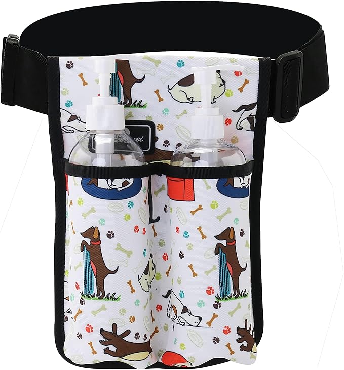 Massage Bottle Bag Massage Oil Bag Massage Therapist Holster Massage Lotion Holster Massage Oil Holster (YR-2KD-XiaoGou）