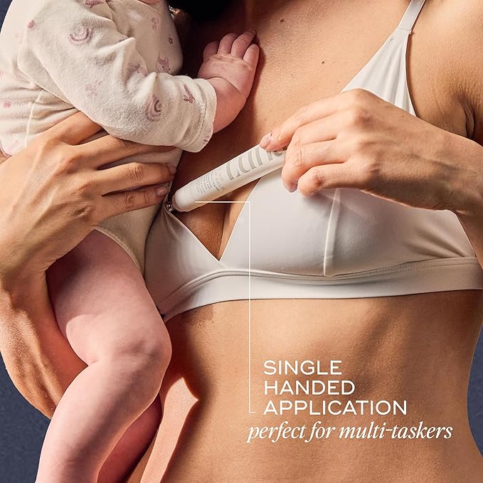 Nursing Balm for Cracked Nipples & Dry Lips, Fragrance-Free & Vegan | Safe for Breastfeeding & Baby | Soothing Shea Butter & Vitamin E | Natural Postpartum Moisturizer & Lip Care, 25ml