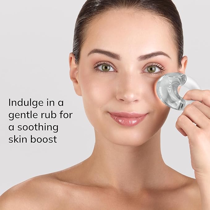 SmartAppGuided™ Cool & Warm Eye Massager | 7 in 1 | Multifunctional Massager | Eyes & Face | Battery-free Cooling & Warming | Firms, Relaxes & De-Puffs Skin | Ring-shaped Design for Easy Grip