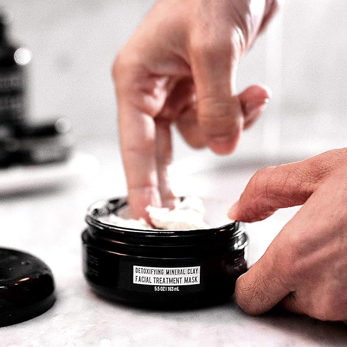 RUGGED & DAPPER Detox Clay Face Mask and Super-Hydrating Night Cream Bundle