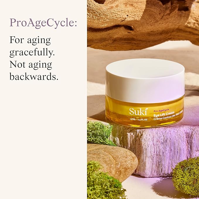 Suki Skincare Eye Lift Renewal Cream - Day - With Resveratrol, Caffeine, & Vitamin C - Helps Firm, Brighten, & Nourish Delicate Under-Eye Skin - 15 ml