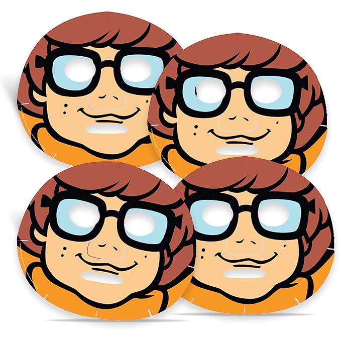 MAD Beauty Warner Scooby Doo Velma Cosmetic Sheet Mask x 4