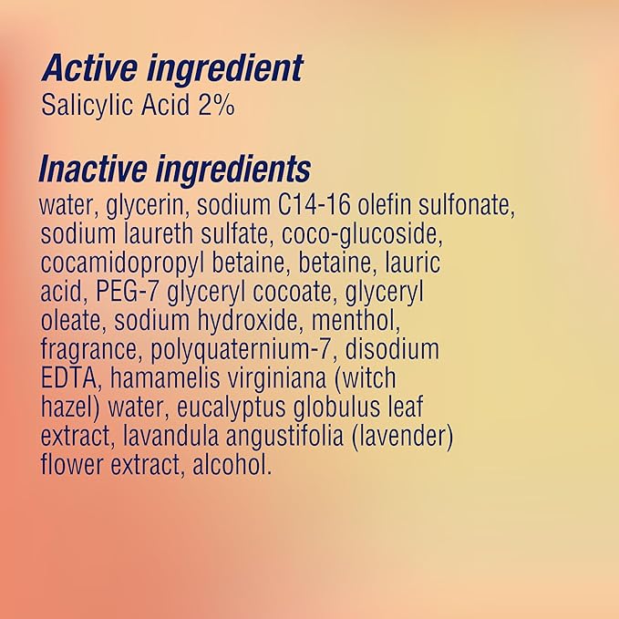 Bioré Clear & Breathable Cooling Cleanser with Witch Hazel, Acne Treatment for Face, Face Scrub for Oily Skin, Salicylic Acid Cleanser, 6.77 Oz
