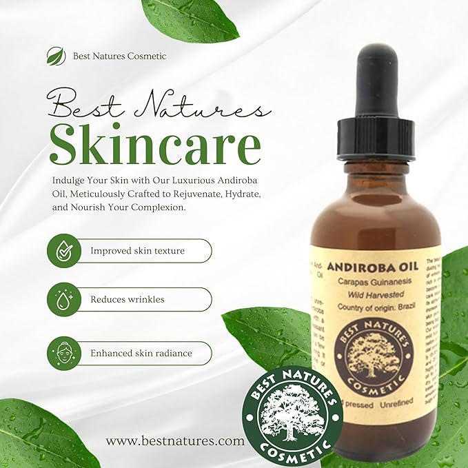 Andiroba Oil - Cold Pressed, Unrefined, Wild Harvested 1oz / 30ml