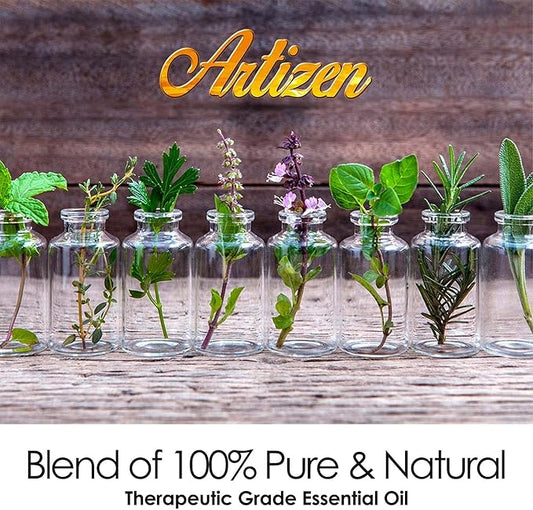 Artizen Vanilla Essential Oil (100% Pure & Natural - Undiluted) Therapeutic Grade - Huge 2oz Bottle for Aromatherapy, Relaxation, Skin Therapy & More - Vanilla Oil - Bulk Vanilla Essential Oil