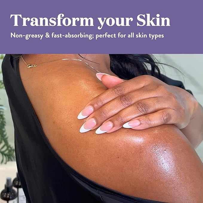 BARE BOTANICS 8 oz Moisturizing Mint Body Oil - 100% Pure & Natural for Skin & Nails - Perfect for Moisturization - Vegan, Cruelty Free & Naturally Scented Hair Oil