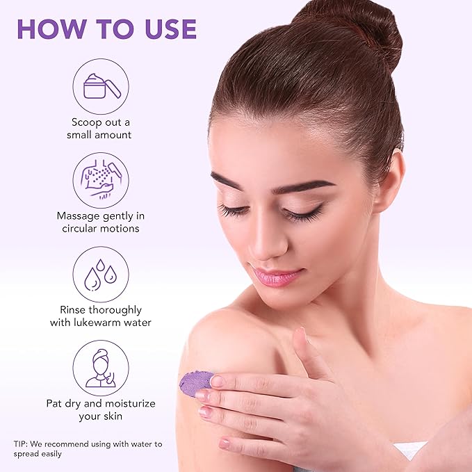 Botanic Hearth Dreamy Lavender Body Scrub 8.8 fl oz - Gently Exfoliates and Moisturizes Skin, Infused with Natural Lavender Oil and Essential Nutrients for Smooth and Radiant Skin