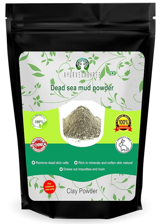 Dead Sea Mud 50 Gm | Nourishes Exfoliates Softens & Detoxify the Skin | DRY CLAY POWDER | 100% Only Dead Sea mud powder | Skin care | Facial Mask