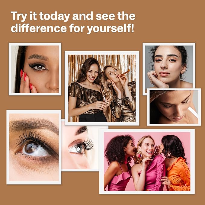 Eyelash Growth Serum: Eyelash Serum to Grow Lashes in 4 Weeks, for Longer & Fuller Eyelashes, 3ML