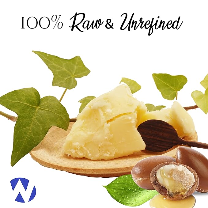 Urhe Naturals Native African Raw Shea Butter | Original and Longlasting Natural Body Butter for Acne & Smooth Skin (Single)