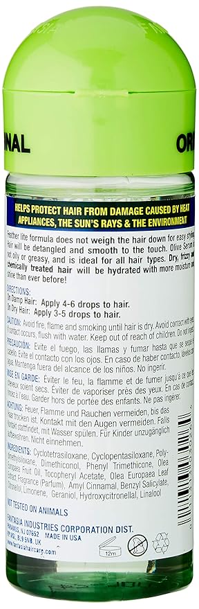 Fantasia Hair Polisher Olive Serum, 2 Oz, 2 Ounce