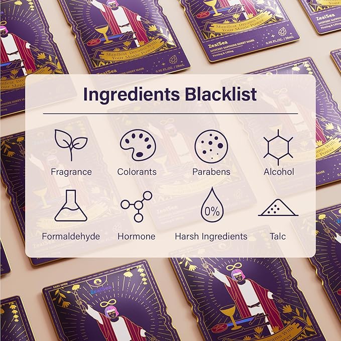 ZealSea Collagen Face Masks Skincare, Triple Collagen Mascarillas para la cara for Women, Anti-aging Facial Mask Kit for girls' weekend gift, Biodegradable Bamboo Sheet, Lifting & Nourishing Spa Set