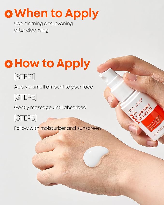 Pro 5% Tranexamic Acid Serum – Korean Skincare for Dull Skin – 2% Tranexamic Acid & Glutathione – Flawless, Luminous Complexion, 1.01 fl.oz.