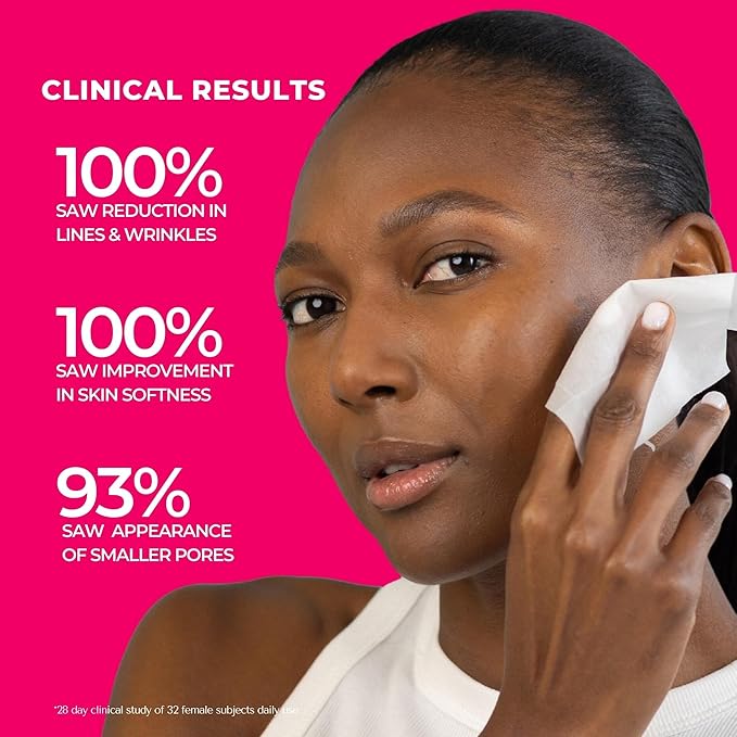 BeautyStat Triple Action One-Step Daily Exfoliating Peel Pad for Uneven Tone, Texture, Fine Lines, Enlarged Pores - Gentle Exfoliator Pad with AHAs, BHAs, Glucosamine to Brighten