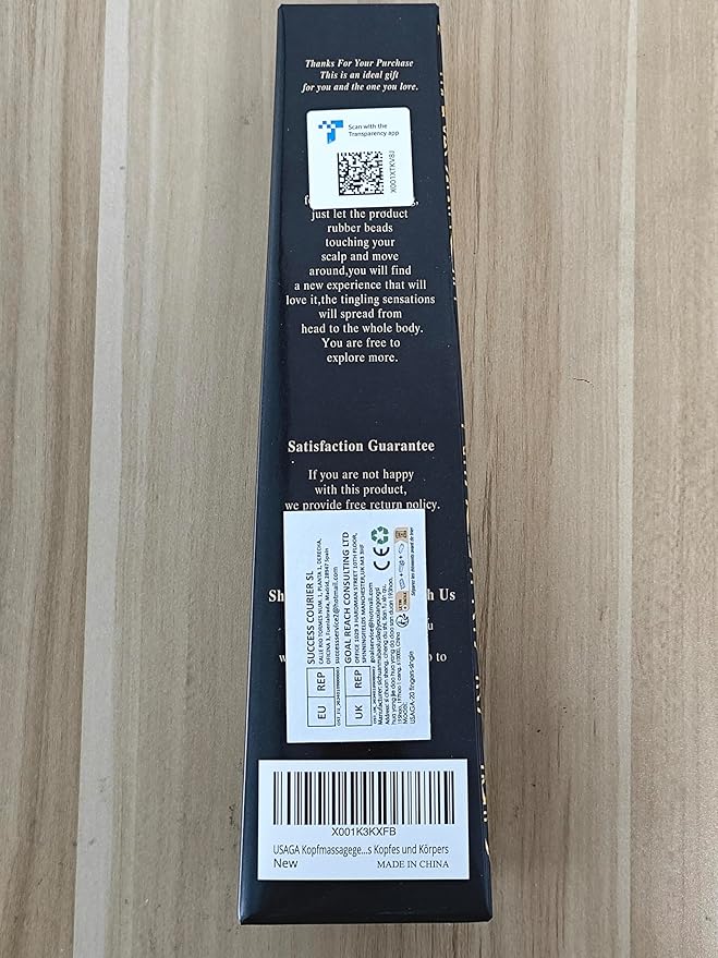 USAGA Head Massager Scalp Massager 20 Fingers Head Scratcher for Scalp Body Relaxing (Silvery)