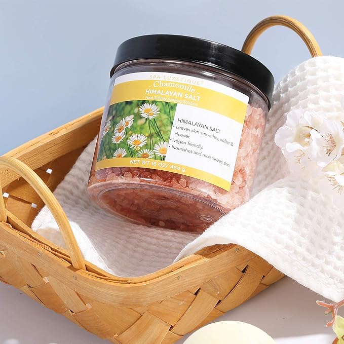 spa luxetique Bath Salts for Soaking, Spa Luxetique Epsom Salts Gifts Set for Women, 3.17lbs Bath Salts for Women, Epsom Salts for Soaking, Mother's Day Christmas Gifts for Woman Mom